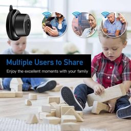 generic Wireless Indoor Smart Home Security 1080p CCTV Hidden Camera 24x7 Continuous Recording with Motion Sensor & Auto Tracking Smart Motion Detection and Alarm, CCTV Spy Camera image 5