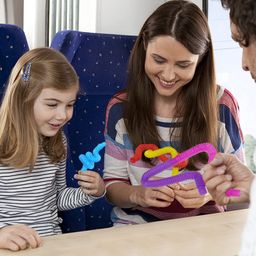 YRTOYS Pop Tubes Fidget Toy, Sensory Tubes, Poppin Pipes for Kids, Stress Relief Stretch Bend Build and Connect Toy, Fidget Toys for Sensory Learning, Colorful Pop Tubes (6) image 5