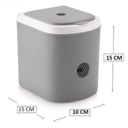 Nabhya Plastic Combo Of 2 Pc Mini Waste Bin Open-Top Disposal Dustbin For Car Office Desk And Home Use (Blue & Grey) image 5