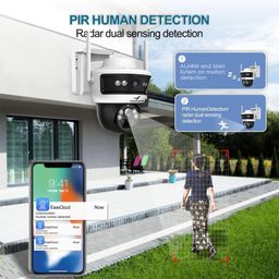 camate your security companion Camate Arc Duo 3+3MP Dual-Lens (2.4/5 Ghz Wi-Fi Connectivity) Wireless CCTV Security Camera | Two Way Talk | Motion Detection | Colored Night VIsion | Support 256 GB sd card, Onvif (WiFi Connectivity) image 4