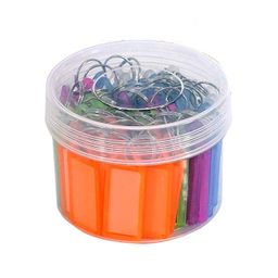 wekonnect WeKonnect; Multicolor Keyring & Keychain with Name Key Tag Labels image 1