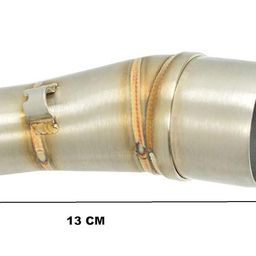 Aow Attractive Offer World Silencer Bend Compatible for Yamaha R3 image 4