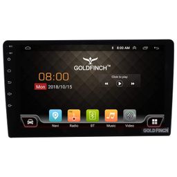 Goldfinch Audio 9 inch Full Touch Screen Android Car Stereo With GPS, Bluetooth, Wi-Fi, Navigation, Reverse Camera Support, Mirror Link image 1