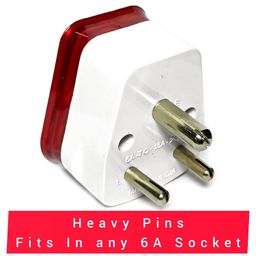 KAVANA Shyne 6 amp to 16 amp Converter/Conversion Plug Converts 6A Socket to 16 A Socket for Geysers, A/C,Refrigrator,Microwave,etc for Indian and International Plugs (6A TO 16A CONVERSION, PACK OF 4) image 3