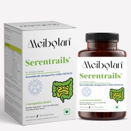 Meibotan Serentrails 16 Billion Probiotic Blend Scientifically designed by CSIR-IMTECH | Prevents Bloating | Healthy digestion & IBS - 60 Veg Capsule (Men & Women) image 1