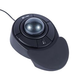 m mc saite MCSaite Wired Trackball Mouse with Scroll Wheel - 4 Button, Black image 2