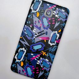 AtOdds Mobile Skin Sticker Wrap | Compatible for REDMI A3X | Scratchproof Matte Finish | Full Coverage for All Sides & Camera Protection (Abstract) image 2