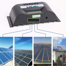 REES52 Intelligent Solar Controller 12V 24V 30A Automatic Recognition LCD Display Charge And Discharge Controller image 2