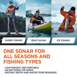 Deeper PRO+ 2 Sonar Fish Finder - Portable Fish Finder and Depth Finder For Kayaks, Boats and Ice Fishing with GPS Enabled | Castable Deeper Fish Finder with FREE User Friendly App image 4