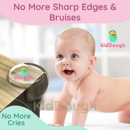 KidDough 10 PCS Corner Protector for Furniture - Table Edge Guards with Silicon and Soft Gel, Sharp Corner Protection, Transparent PVC - Childproof Safety for Sharp Edges image 3