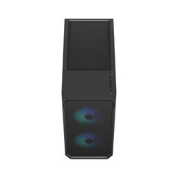 Fractal Design Focus 2 RGB Black Tempered Glass Clear Tint ATX Computer Case with 2X Aspect 14 RGB Fans - (FD-C-FOC2A-03) image 3