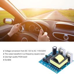 dhruvpro 150W Boost Inverter PCB DC12V to AC220v Board Transformer High Frequency Square Module Small and Light for Electronic DIY Work image 3