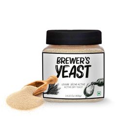 bake king Brewer's Yeast for Making Wine | Fast Fermentation Wine Yeast | High Tolerance 15% V/V (WINE YEAST 400GM) image 1