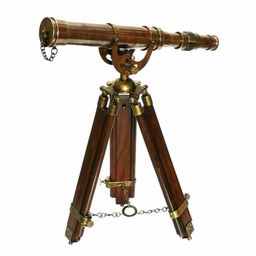 generic Grow More Planters Collectible Telescope Solid Antique Telescope with Wooden Adjustable Tripod Working Astrolabe Item All Component are Included image 2