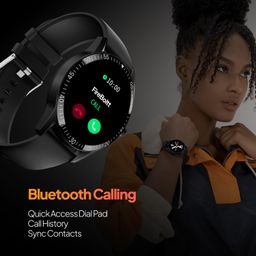 Fire-Boltt Talk Bluetooth Calling Smartwatch, 1.39" TFT Display with Dual Button, Hands On Voice Assistance, 120 Sports Modes, in Built Mic & Speaker (Talk, Black) image 5