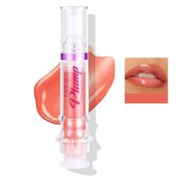 VBA Lip Plumper Glossy Lipstick - Hydrating, Volumizing, High-Shine Glass Mirror Glaze Makeup in Injection Shape (6 Color Shades) image 1