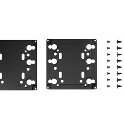 Fractal Design Type-A Universal Multibracket Kit for Standard 120mm Computer Cabinet – Dual Pack (Black, FD-A-BRKT-003) image 2