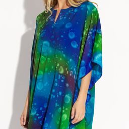 sun-rose fashions HAND TIE DYE PRINTED BLUE COLOR PLUS SIZE KAFTAN CAFTAN image 3