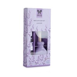 IRIS Home Fragrance,45Ml Lavender Reed Diffuser Set |Free 6 Reeds Sticks of 9"|Stress Relief & Aromatherapy |Long-Lasting,Smoke-Free Air Freshener for Home,Bedroom and Office | Ideal for Gifting image 3