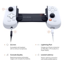 Backbone One Mobile Gaming Controller for iPhone (Lightning) - Playstation Edition - Turn Your iPhone into a Gaming Console - Play Xbox, Playstation, Call of Duty, Roblox, Genshin Impact & More image 4