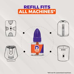 DND Secure Mosquito Repellent Refill Liquid Vapouriser with 50% Extra Power (Orange & Violet, 45 ml Each) Pack of 6 image 5