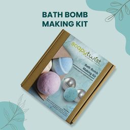 Soapy Twist Bath Bomb making Kit - Create your own Fizzy Scented Bath Bombs. image 2