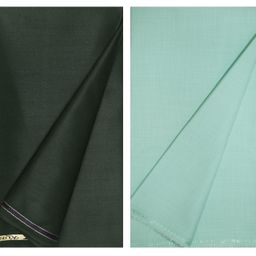 kundan sulz gwalior Men's Trouser Fabric & Self Design Pattern Plain Shirt Fabric Combo Set (Pack of 2) image 2