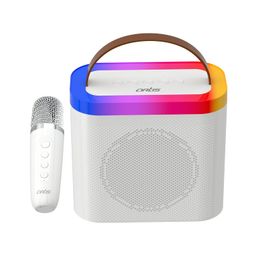 Artis SoundMax 600 Wireless Bluetooth Speaker with USB Input, Aux Input, Micro TF Card and Wireless mic (White) (24W RMS) image 1