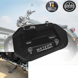 Vagary CNC Kickstand Side Stand Extender for RE Super Meteor 650 (Black) image 3