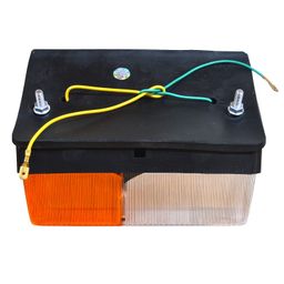 ALL PARTS SOURCE Apsmotiv Front Incandescent Flasher Lights Indicator Assembly Set For Sonalika, Farmtrac, Indofarm, And Standard Tractors Waterproof, 12 Watts, White And Amber image 4