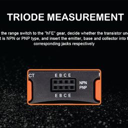 BTH H603 True RMS Digital Multimeter with Non contact voltage, Temperature, capacitance and Triode image 5