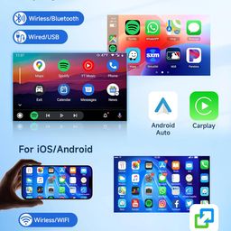 2G+64G Android 13 Car Radio for Mercedes Benz E Class W211 E200 CLS E320 E500 E350 W219 2002-2010 with Carplay Android auto GPS WiFi, Rimoody 9 Inch Touch Screen Bluetooth FM Mirror Link + Camera image 2