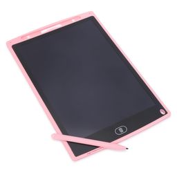 Skoolster LCD Writing Tablet/pad/Board 12" inch with Stylus Pen and Rainbow Display Screen, for Learning, Drawing, Playing, and doodling Fun for Kids (Pink) image 1
