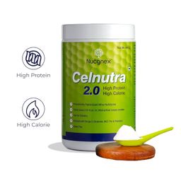 celnutra 2.0 High-Calorie Nutritional Protien Powder | Advanced MCT & Whey Blend for Faster Recovery | Gut-Friendly with Prebiotics & Probiotics | Fluid-Restricted Diets | No Added Sugar (400g) image 2