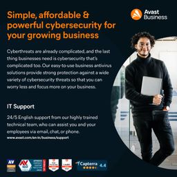 Avast Premium Business Security | 5 Devices 1 Year | Includes Online Management Platform | End Point Protection | Ransomware, Phishing & Data Protection | Personal VPN | Windows, Windows Server & Mac OS | Email Delivery in 2 Hrs. image 5