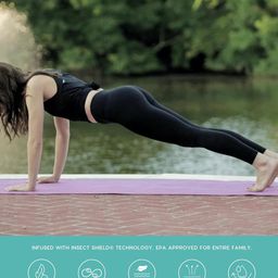 Bug Repellent Feathersoft Leggings with Insect Shield® Repellent Technology in Lightweight Recycled Fabric image 3