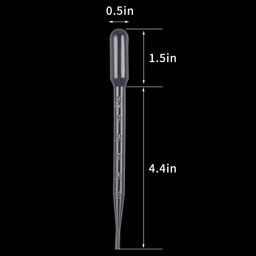 50pcs Plastic Transfer Pipettes 3ml for Laboratory Daily Use image 3