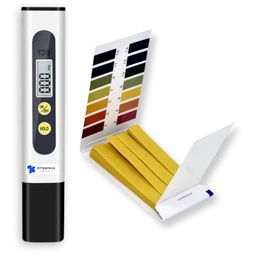 ampereus AMPEREUS® Digital TDS Meter & pH Testing Strip for Home | Total Dissolved Solid Meter, Water Purity Tester, pH Paper, Litmus Paper for pH Testing, Water Quality Tester image 1
