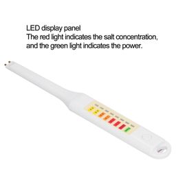Salinity Tester, Portable Salinity Pen LED Display Panel Using ABS Shell for Determining the Salt Concentration in Liquid or Food image 2