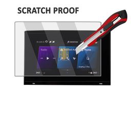 honey tempered hub Screen Guard COMBO For (MAHINDRA SCORPIO N 2022) -Running INFOTAINMENT 8 INCH & INSTRUMENT CLUSTER Protector/Car TouchScreen Display Accessories [Not Tempered Glass] 8 INCH image 4