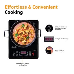 v-guard VGuard V Guard Induction Cooktop Vic-07 V3 Soft Touch Push Buttons (Black), Manual image 5