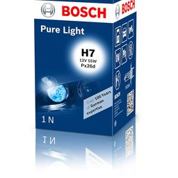 Bosch F002H50035 H7 Halogen Headlight Bulb (12V, 55W) | Set of 1 | White image 2