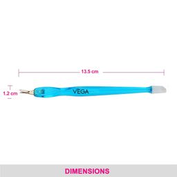 VEGA Cutical Trimmer & Pusher, Assorted Color (Pack of 2) image 3
