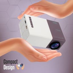 Zebronics Pixaplay 11 Portable LED Projector with FHD 1080p Support | 1500 Lumens | 150'' Large Screen | Dual Power Input,Built-in-Speaker, Remote Control and a Compact Design image 4