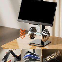 CALANDIS™ Portable Monitor Desk Holder Display Stand Monitor Arm Single Stand for Home 2 Sections | Monitor Mounts & Stands | Monitors, Projectors & Accs image 4