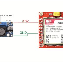 sharvi A7670C-LNNV SIMCom 4G/LTE Cat 1 Module- Breakout Board Without Call Support image 4