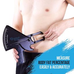 Lightstuff Precision Skinfold Caliper - Easy, Reliable Body Fat Monitoring - Quick Start Guide for Beginners, Detailed Booklet for Advanced Users image 2