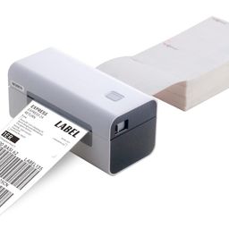 seiben XP D465B USB Direct 4×6" Shipping Label Printer |Adjustable Label Size| 203DPI Resolution 152mm/s Printing Speed Compatible with Windows,Mac,Linux Chrome OS (1Year Warranty) White image 1