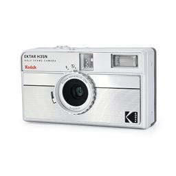 KODAK EKTAR H35N Half Frame Film Camera, 35mm, Reusable, Focus-Free, Bulb Function, Built-in Star Filter, Coated Improved Lens (Film & AAA Battery are not Included) (Striped Silver) image 2