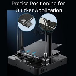 Official Creality K1 Max Glossy PEO and Matte PEI Double Side Build Plate Kit, 315 x 310mm Flexible Spring Steel Platform, Removable 3D Printer PEI Sheet Build Surface for K1 Max/Ender 3 V3 Plus image 3